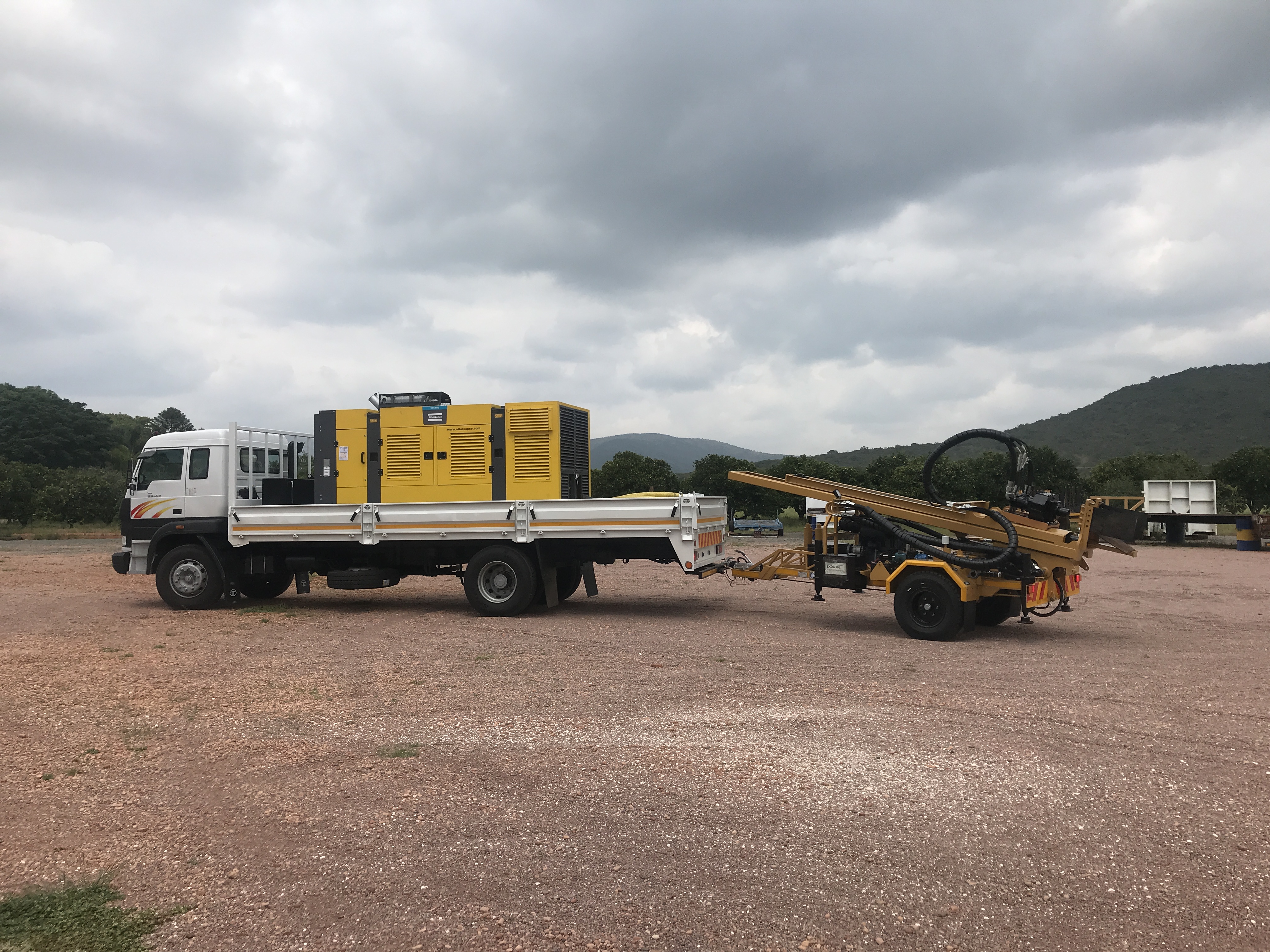 Spider V5 XXL Trailer Drill Rig