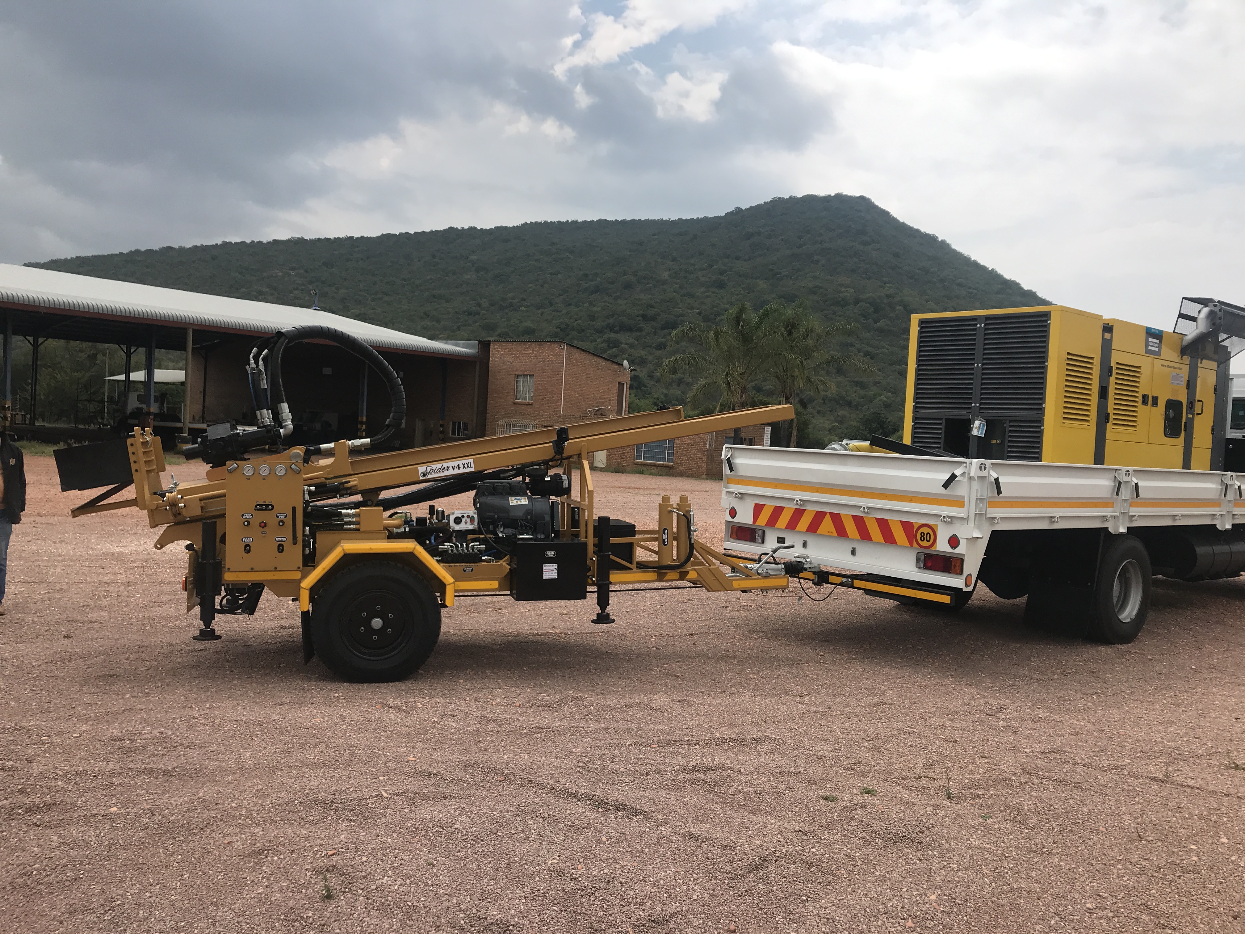 Spider V5 XXL Trailer Drill Rig